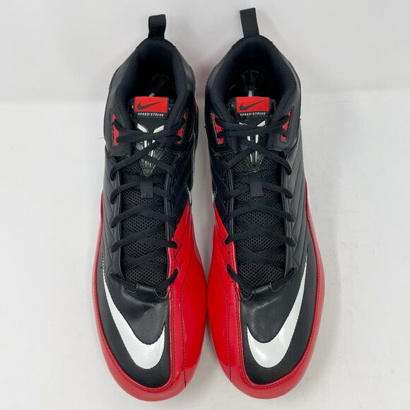 Nike Speed Strike Baseball Cleats Mens Size 14 Red Black - Picture 2 of 9